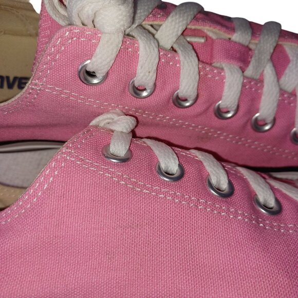 Converse All Star Low-Top Sneakers Pink Canvas Shoes Unisex SZ M's 7.5 Wm's 9.5 - Picture 9 of 9